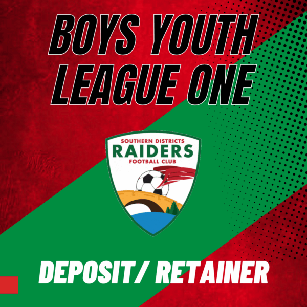2026 Boys Youth League One Retainer/Deposit - U13, U14, U15, U16 & U18